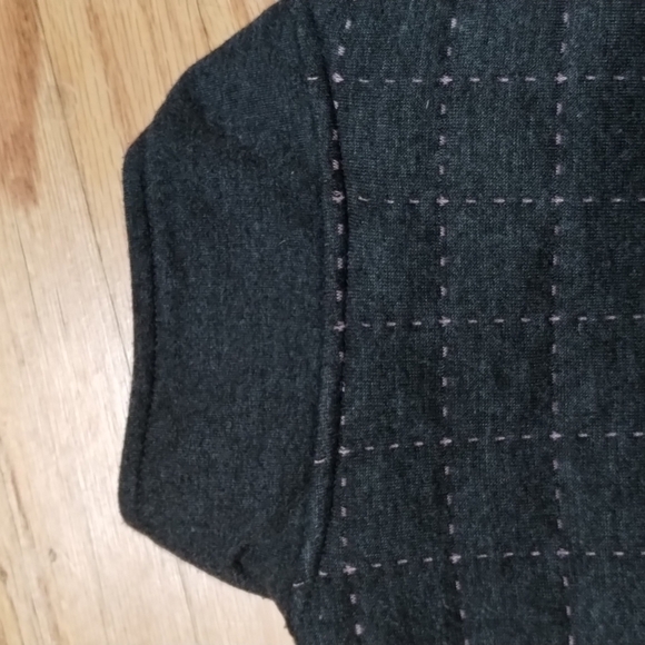 Blast lightweight vest cotton blend Sz L unique cross stitching - Picture 6 of 11